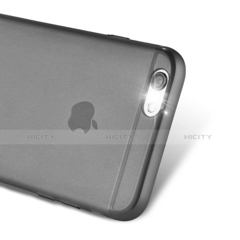 Schutzhülle Ultra Dünn Handyhülle Hülle Durchsichtig Transparent Matt für Apple iPhone 6 Dunkelgrau