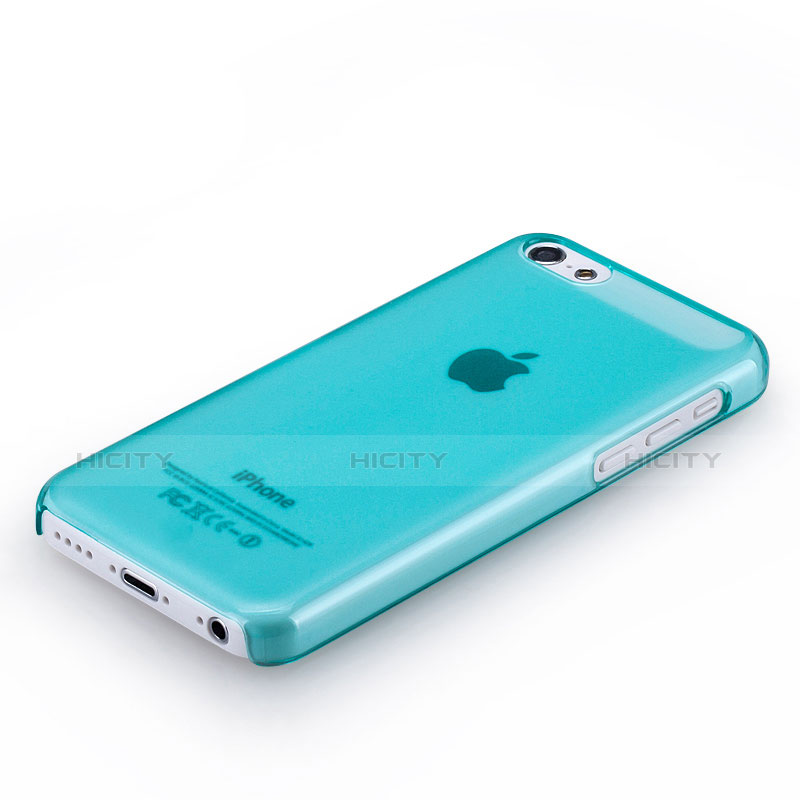 Schutzhülle Ultra Dünn Hülle Durchsichtig Transparent Matt für Apple iPhone 5C Hellblau