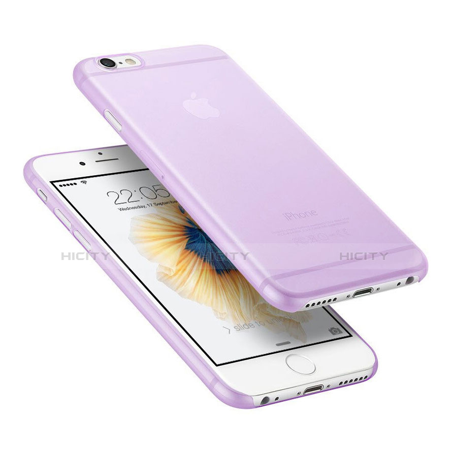 Schutzhülle Ultra Dünn Hülle Durchsichtig Transparent Matt für Apple iPhone 6 Plus Violett