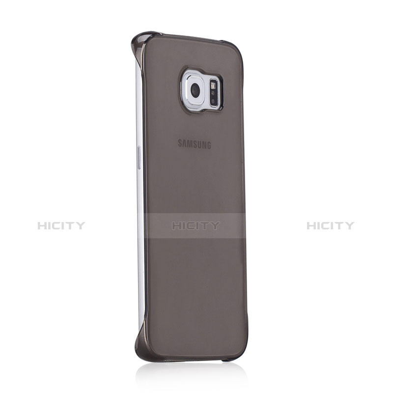 Schutzhülle Ultra Dünn Tasche Durchsichtig Transparent Matt für Samsung Galaxy S6 Edge SM-G925 Grau