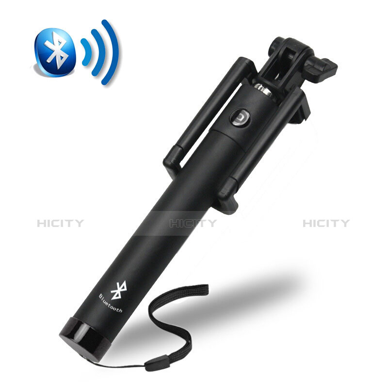 Selfie Stick Stange Bluetooth Teleskop Universal S14 Schwarz