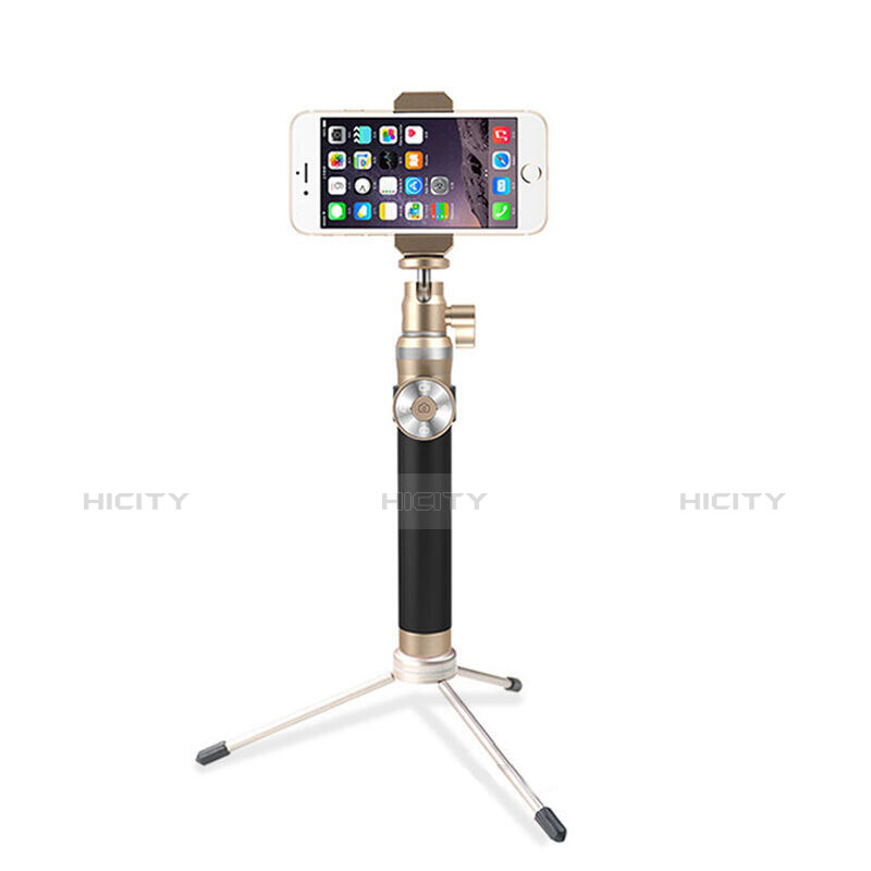 Selfie Stick Stange Bluetooth Teleskop Universal S16 Gold