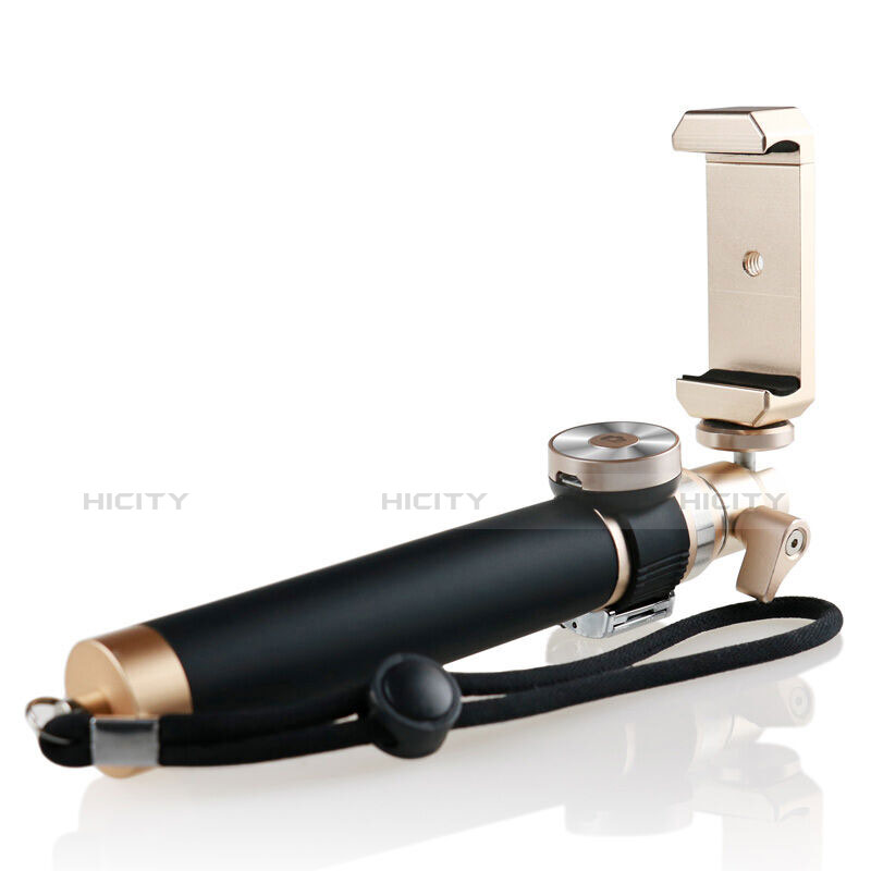 Selfie Stick Stange Bluetooth Teleskop Universal S16 Gold