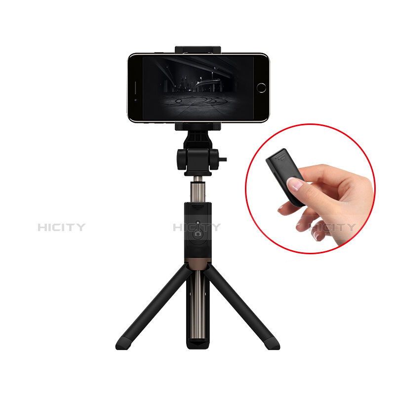 Selfie Stick Stange Bluetooth Teleskop Universal S23 Schwarz groß