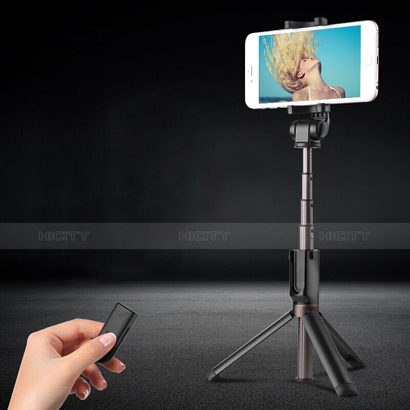 Selfie Stick Stange Bluetooth Teleskop Universal S23 Schwarz groß