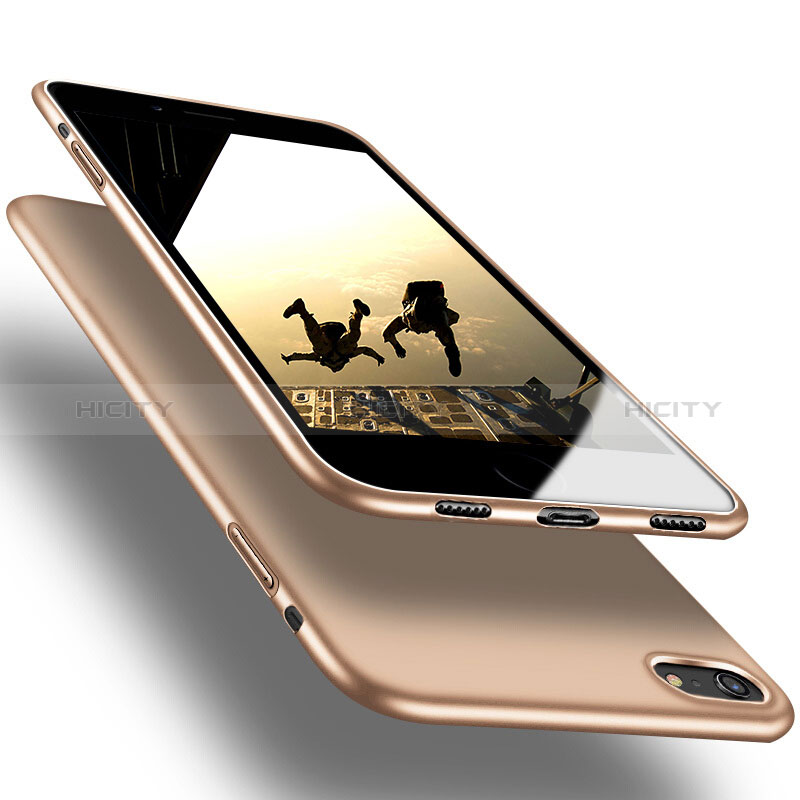 Silikon Hülle Gummi Schutzhülle Gel für Apple iPhone 8 Gold Plus