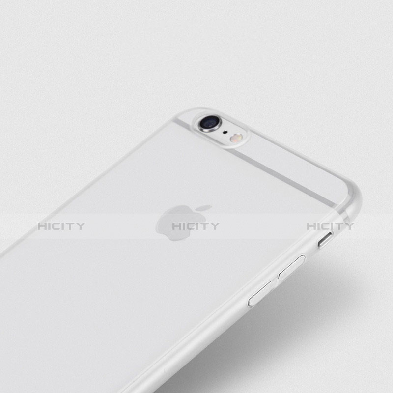 Silikon Hülle Gummi Schutzhülle Matt für Apple iPhone 6S Plus Weiß