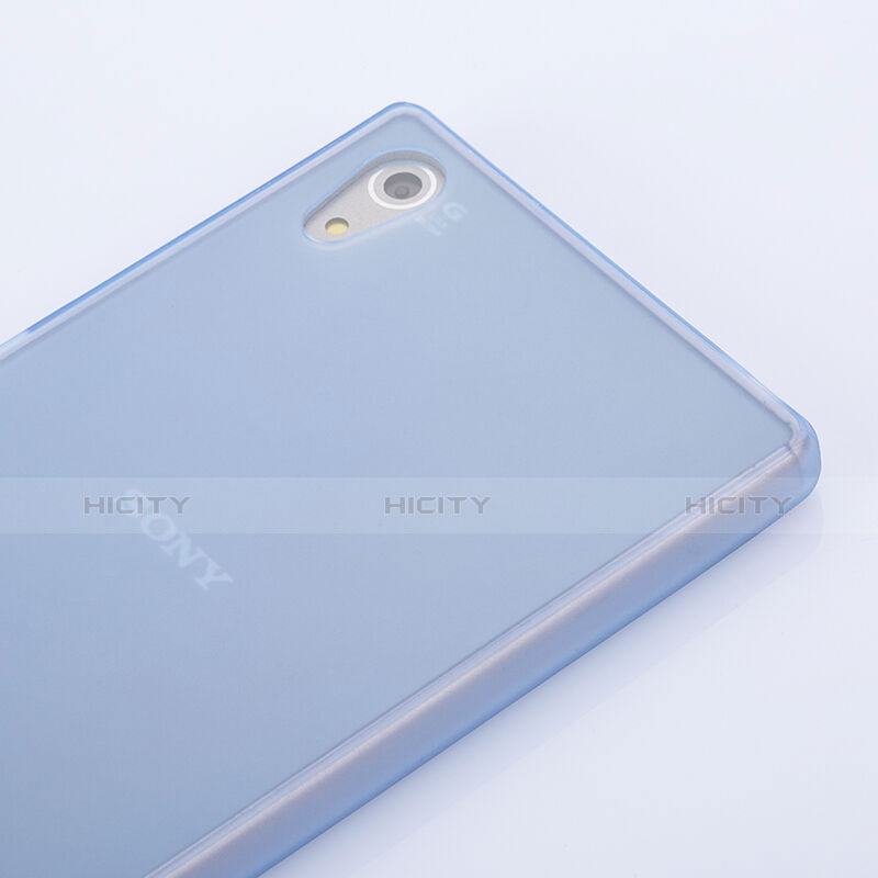 Silikon Hülle Gummi Schutzhülle Matt für Sony Xperia Z5 Blau