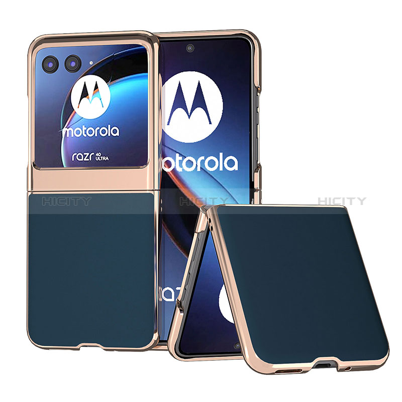 Silikon Hülle Handyhülle Gummi Schutzhülle Flexible Leder Tasche B01H für Motorola Moto Razr 40 Ultra 5G