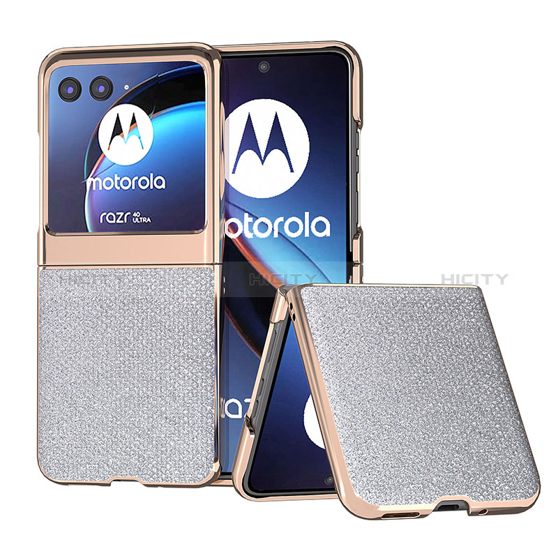 Silikon Hülle Handyhülle Gummi Schutzhülle Flexible Leder Tasche B02H für Motorola Moto Razr 40 Ultra 5G groß