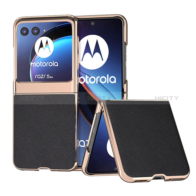 Silikon Hülle Handyhülle Gummi Schutzhülle Flexible Leder Tasche B07H für Motorola Moto Razr 40 Ultra 5G groß