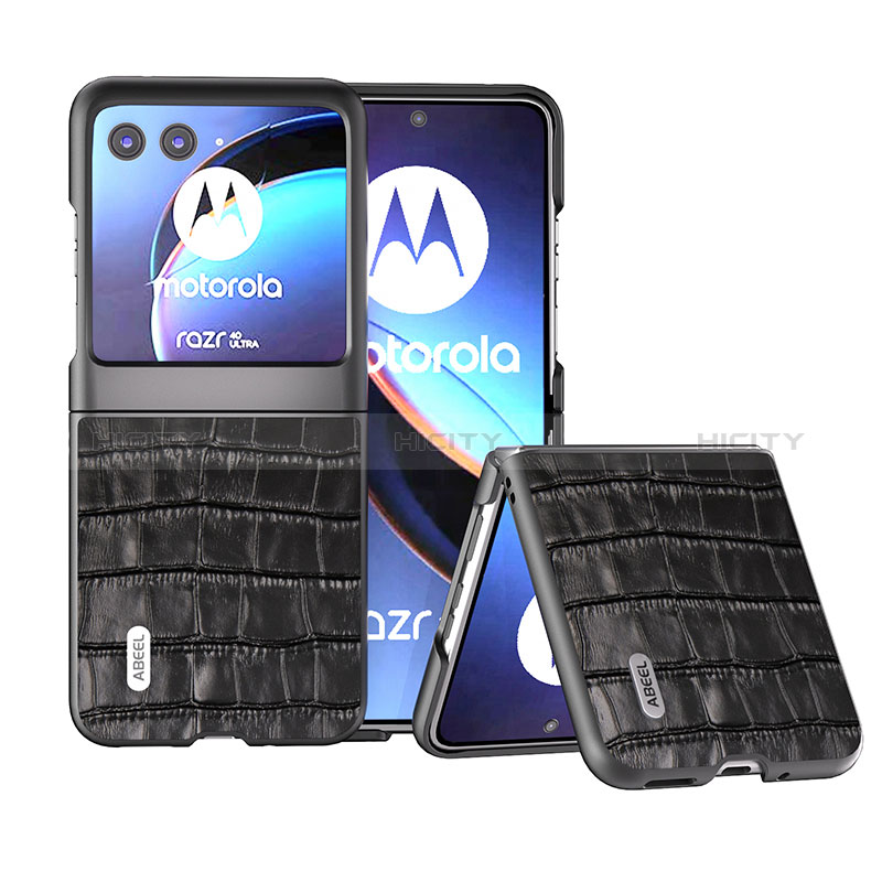 Silikon Hülle Handyhülle Gummi Schutzhülle Flexible Leder Tasche B11H für Motorola Moto Razr 40 Ultra 5G