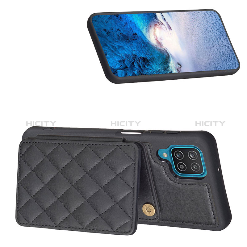 Silikon Hülle Handyhülle Gummi Schutzhülle Flexible Leder Tasche BF1 für Samsung Galaxy A12 5G