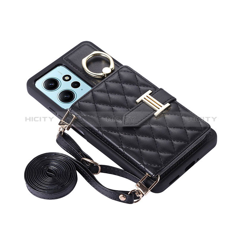 Silikon Hülle Handyhülle Gummi Schutzhülle Flexible Leder Tasche BF1 für Xiaomi Redmi Note 12 4G