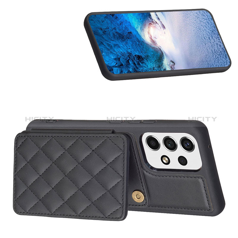 Silikon Hülle Handyhülle Gummi Schutzhülle Flexible Leder Tasche BF2 für Samsung Galaxy A53 5G