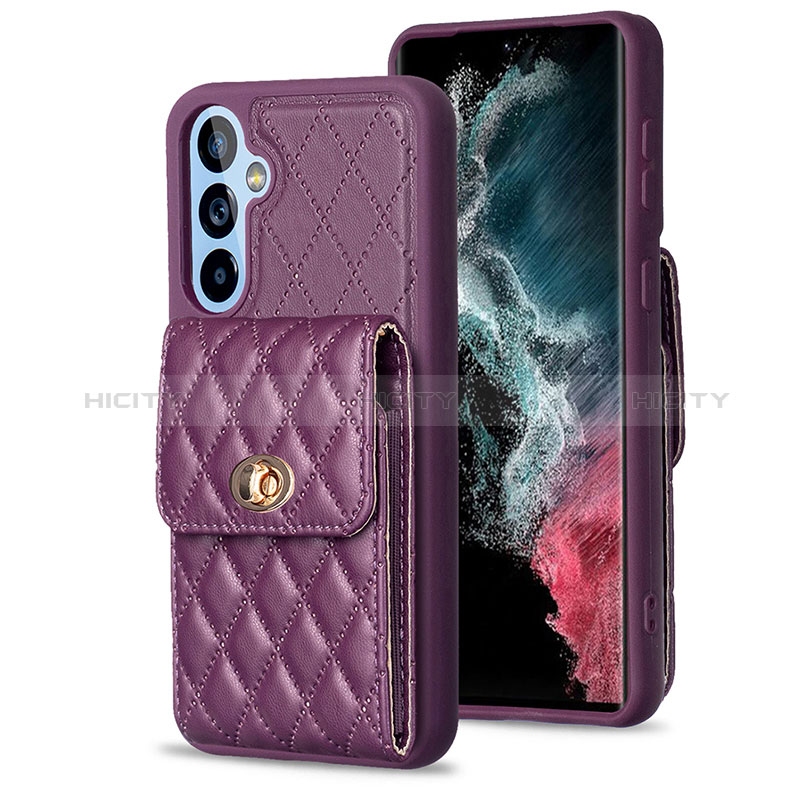 Silikon Hülle Handyhülle Gummi Schutzhülle Flexible Leder Tasche BF2 für Samsung Galaxy A54 5G