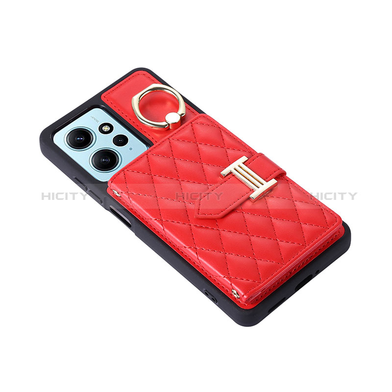 Silikon Hülle Handyhülle Gummi Schutzhülle Flexible Leder Tasche BF2 für Xiaomi Redmi Note 12 4G