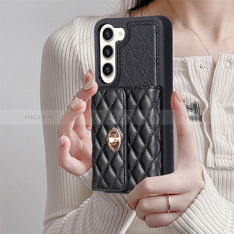 Silikon Hülle Handyhülle Gummi Schutzhülle Flexible Leder Tasche BF3 für Samsung Galaxy S24 5G