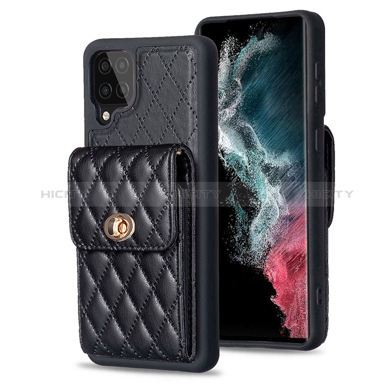 Silikon Hülle Handyhülle Gummi Schutzhülle Flexible Leder Tasche BF4 für Samsung Galaxy A12