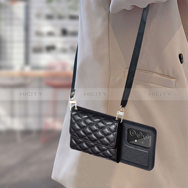 Silikon Hülle Handyhülle Gummi Schutzhülle Flexible Leder Tasche BF4 für Samsung Galaxy A52s 5G