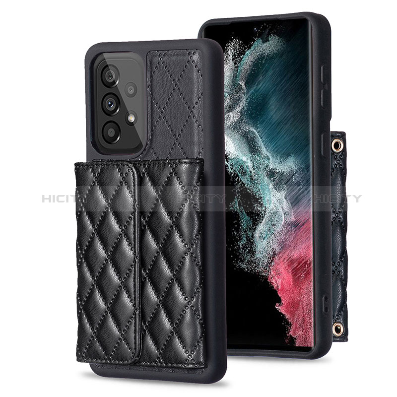 Silikon Hülle Handyhülle Gummi Schutzhülle Flexible Leder Tasche BF4 für Samsung Galaxy A53 5G