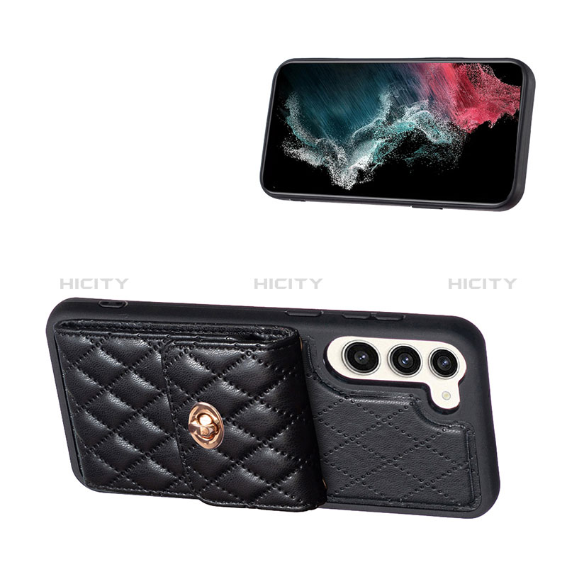 Silikon Hülle Handyhülle Gummi Schutzhülle Flexible Leder Tasche BF4 für Samsung Galaxy S22 Plus 5G