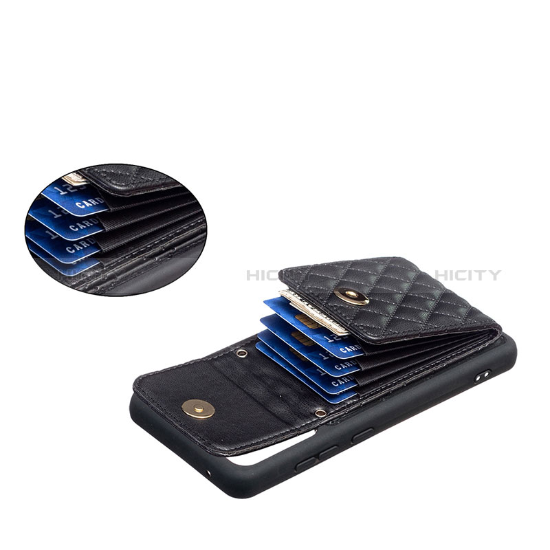 Silikon Hülle Handyhülle Gummi Schutzhülle Flexible Leder Tasche BF5 für Samsung Galaxy A52 4G groß