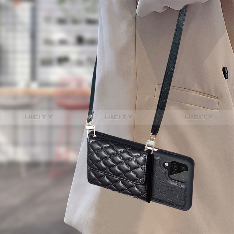 Silikon Hülle Handyhülle Gummi Schutzhülle Flexible Leder Tasche BF5 für Samsung Galaxy M12 groß