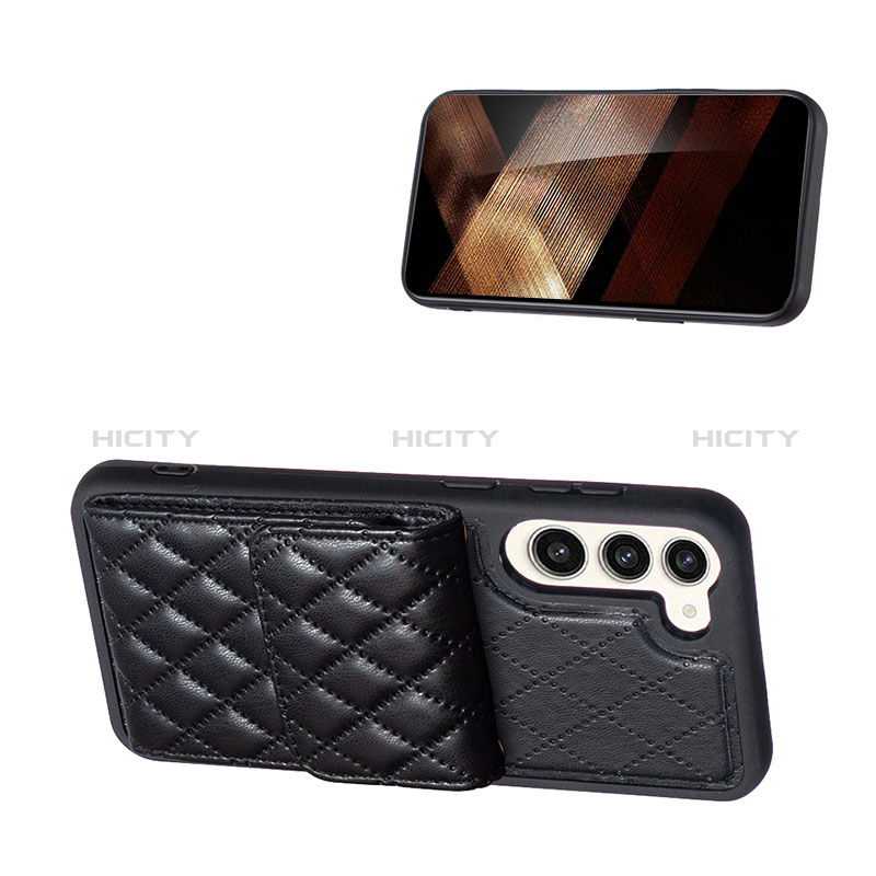 Silikon Hülle Handyhülle Gummi Schutzhülle Flexible Leder Tasche BF5 für Samsung Galaxy S24 5G