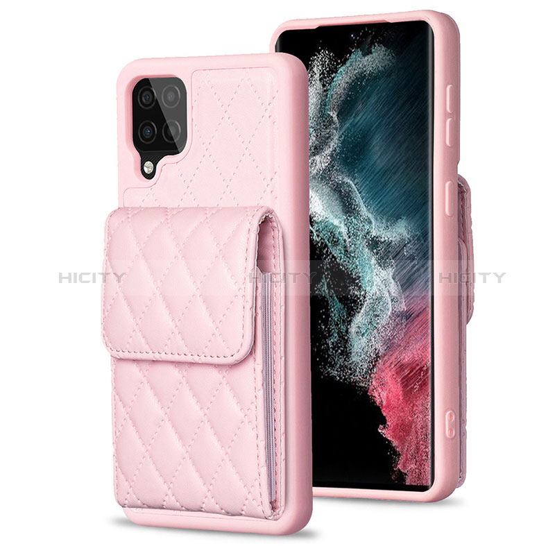 Silikon Hülle Handyhülle Gummi Schutzhülle Flexible Leder Tasche BF6 für Samsung Galaxy A12