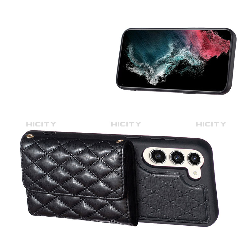 Silikon Hülle Handyhülle Gummi Schutzhülle Flexible Leder Tasche BF6 für Samsung Galaxy S22 5G