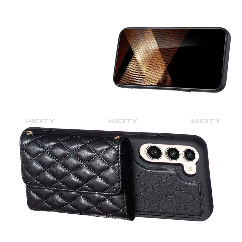 Silikon Hülle Handyhülle Gummi Schutzhülle Flexible Leder Tasche BF6 für Samsung Galaxy S24 5G