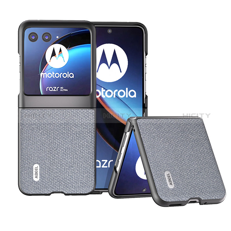 Silikon Hülle Handyhülle Gummi Schutzhülle Flexible Leder Tasche BH6 für Motorola Moto Razr 40 Ultra 5G