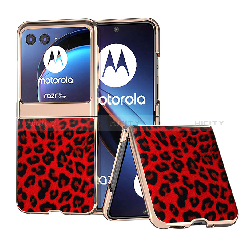 Silikon Hülle Handyhülle Gummi Schutzhülle Flexible Leder Tasche BH8 für Motorola Moto Razr 40 Ultra 5G