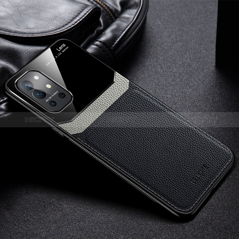 Silikon Hülle Handyhülle Gummi Schutzhülle Flexible Leder Tasche FL1 für OnePlus 9R 5G groß