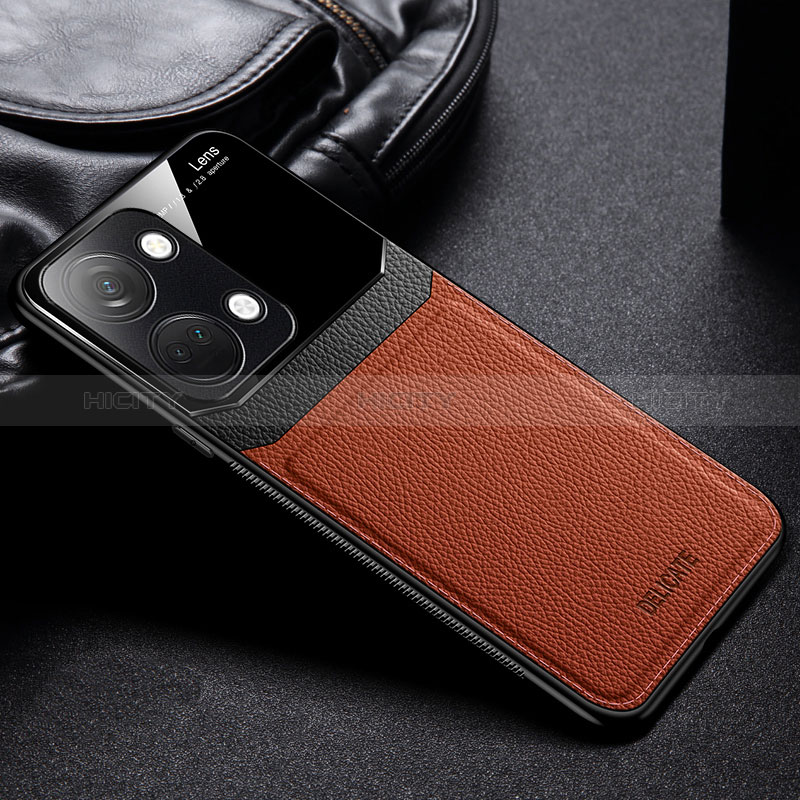 Silikon Hülle Handyhülle Gummi Schutzhülle Flexible Leder Tasche FL1 für OnePlus Ace 2V 5G groß