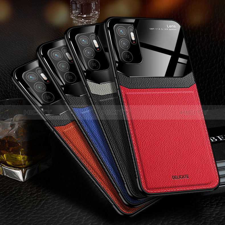Silikon Hülle Handyhülle Gummi Schutzhülle Flexible Leder Tasche FL1 für Xiaomi POCO M3 Pro 5G