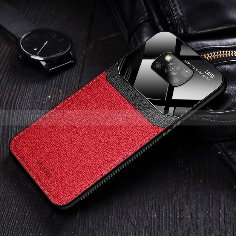 Silikon Hülle Handyhülle Gummi Schutzhülle Flexible Leder Tasche FL1 für Xiaomi Poco X3