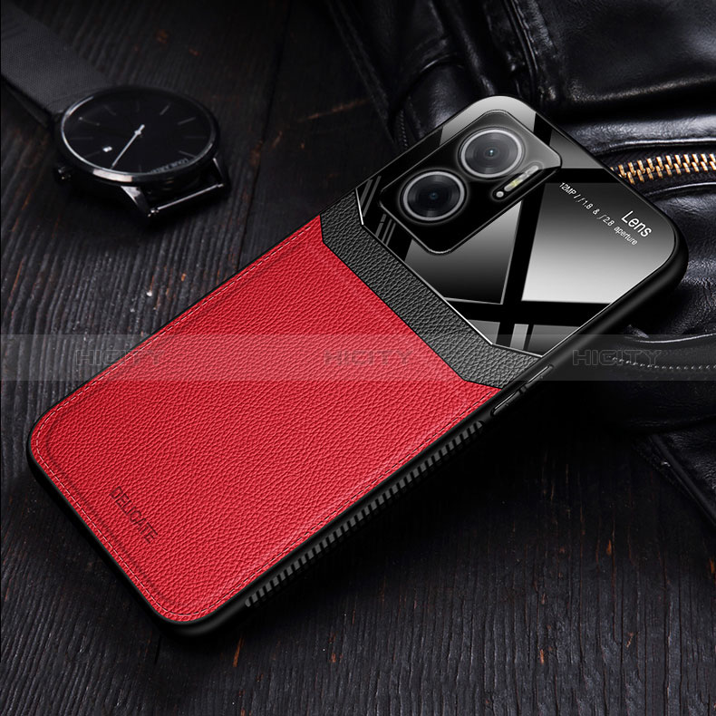 Silikon Hülle Handyhülle Gummi Schutzhülle Flexible Leder Tasche FL1 für Xiaomi Redmi 10 5G