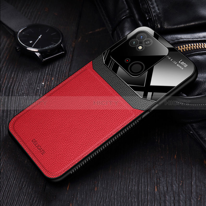 Silikon Hülle Handyhülle Gummi Schutzhülle Flexible Leder Tasche FL1 für Xiaomi Redmi 10 Power groß