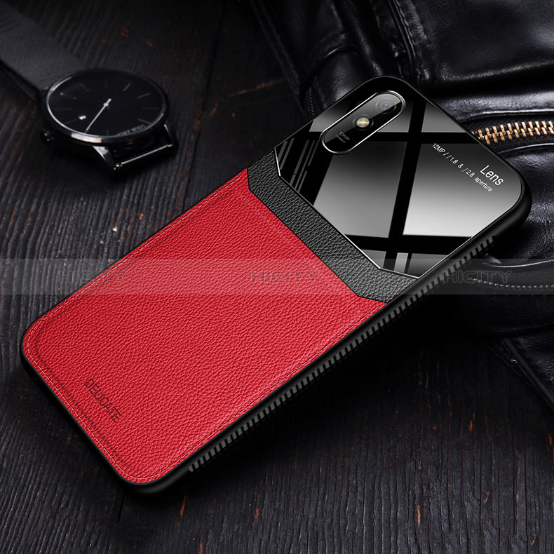 Silikon Hülle Handyhülle Gummi Schutzhülle Flexible Leder Tasche FL1 für Xiaomi Redmi 9A