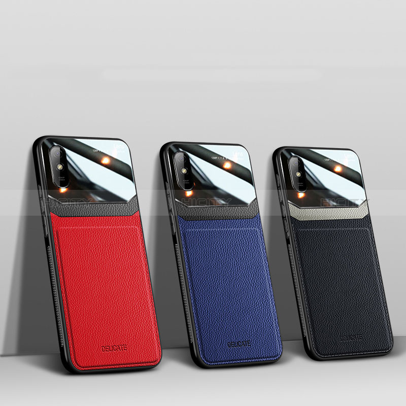 Silikon Hülle Handyhülle Gummi Schutzhülle Flexible Leder Tasche FL1 für Xiaomi Redmi 9i
