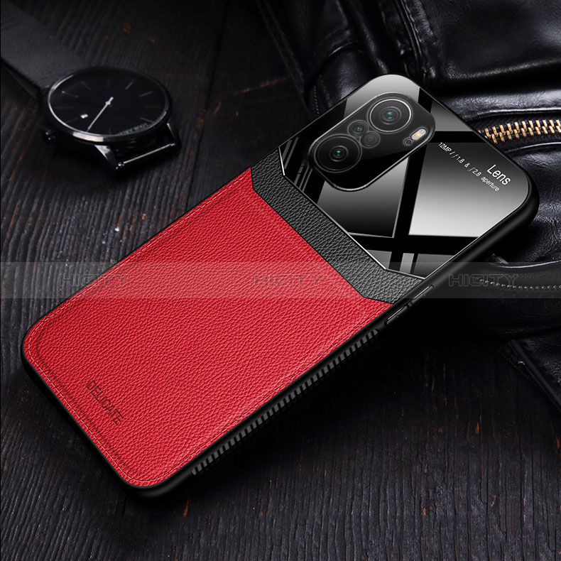 Silikon Hülle Handyhülle Gummi Schutzhülle Flexible Leder Tasche FL1 für Xiaomi Redmi Note 10 4G