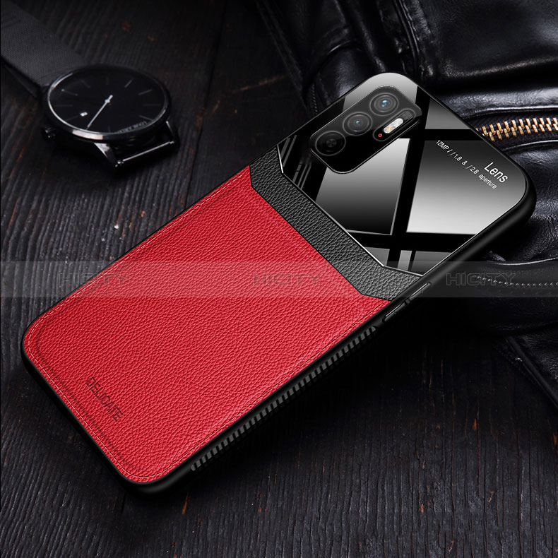 Silikon Hülle Handyhülle Gummi Schutzhülle Flexible Leder Tasche FL1 für Xiaomi Redmi Note 10 5G