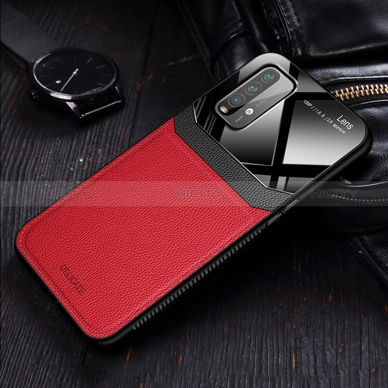 Silikon Hülle Handyhülle Gummi Schutzhülle Flexible Leder Tasche FL1 für Xiaomi Redmi Note 9 4G