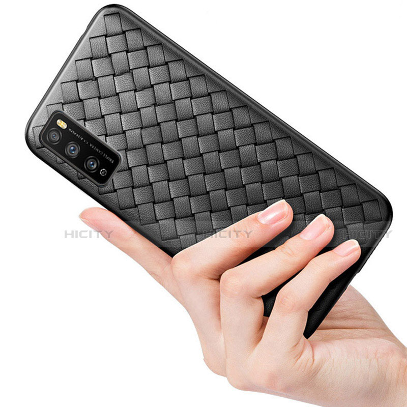 Silikon Hülle Handyhülle Gummi Schutzhülle Flexible Leder Tasche für Huawei Enjoy 20 Pro 5G