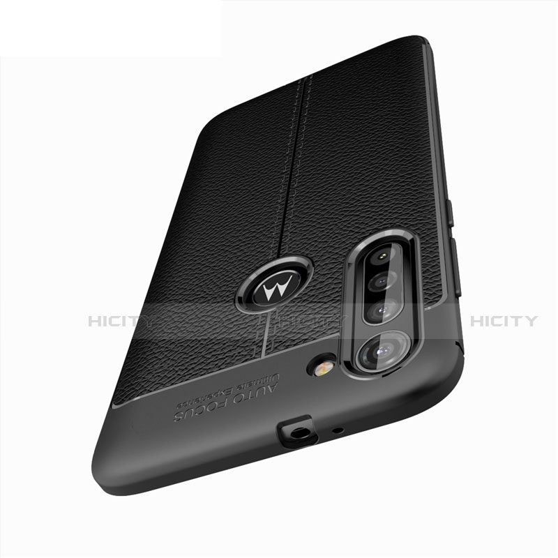 Silikon Hülle Handyhülle Gummi Schutzhülle Flexible Leder Tasche für Motorola Moto G8 Power