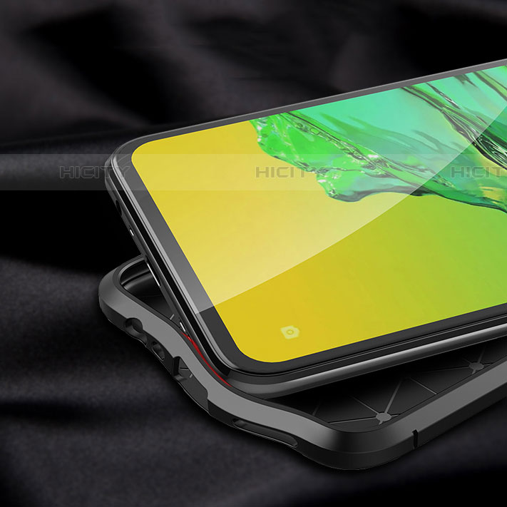 Silikon Hülle Handyhülle Gummi Schutzhülle Flexible Leder Tasche für Oppo A11s groß