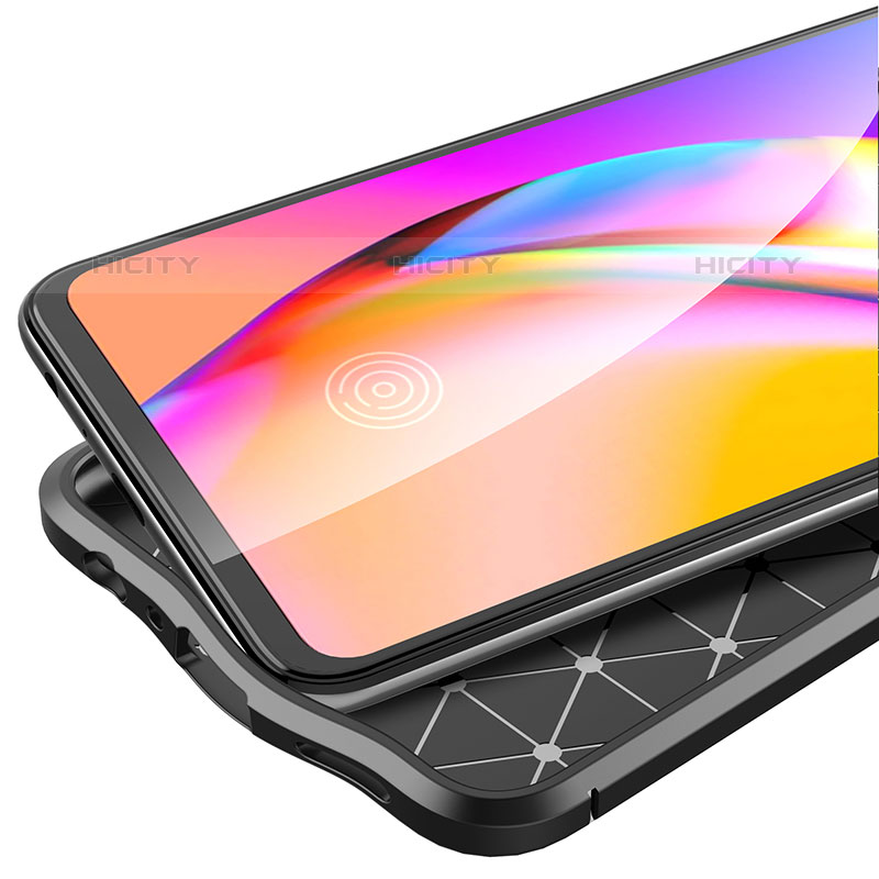 Silikon Hülle Handyhülle Gummi Schutzhülle Flexible Leder Tasche für Oppo A94 4G groß