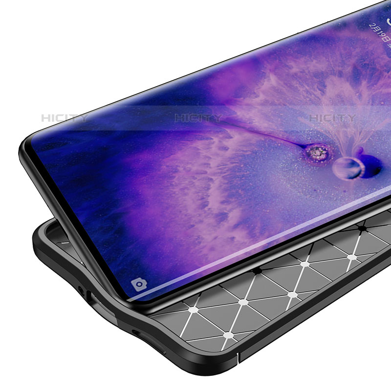 Silikon Hülle Handyhülle Gummi Schutzhülle Flexible Leder Tasche für Oppo Find X5 Pro 5G